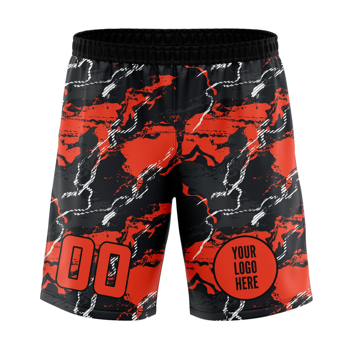 Magma Camo Custom Volleyball Shorts - Summo Sports