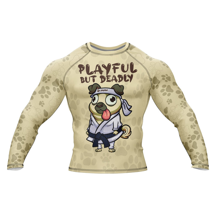 Martial Pug Premium Bjj Rash Guard For Men/Women - Summo Sports