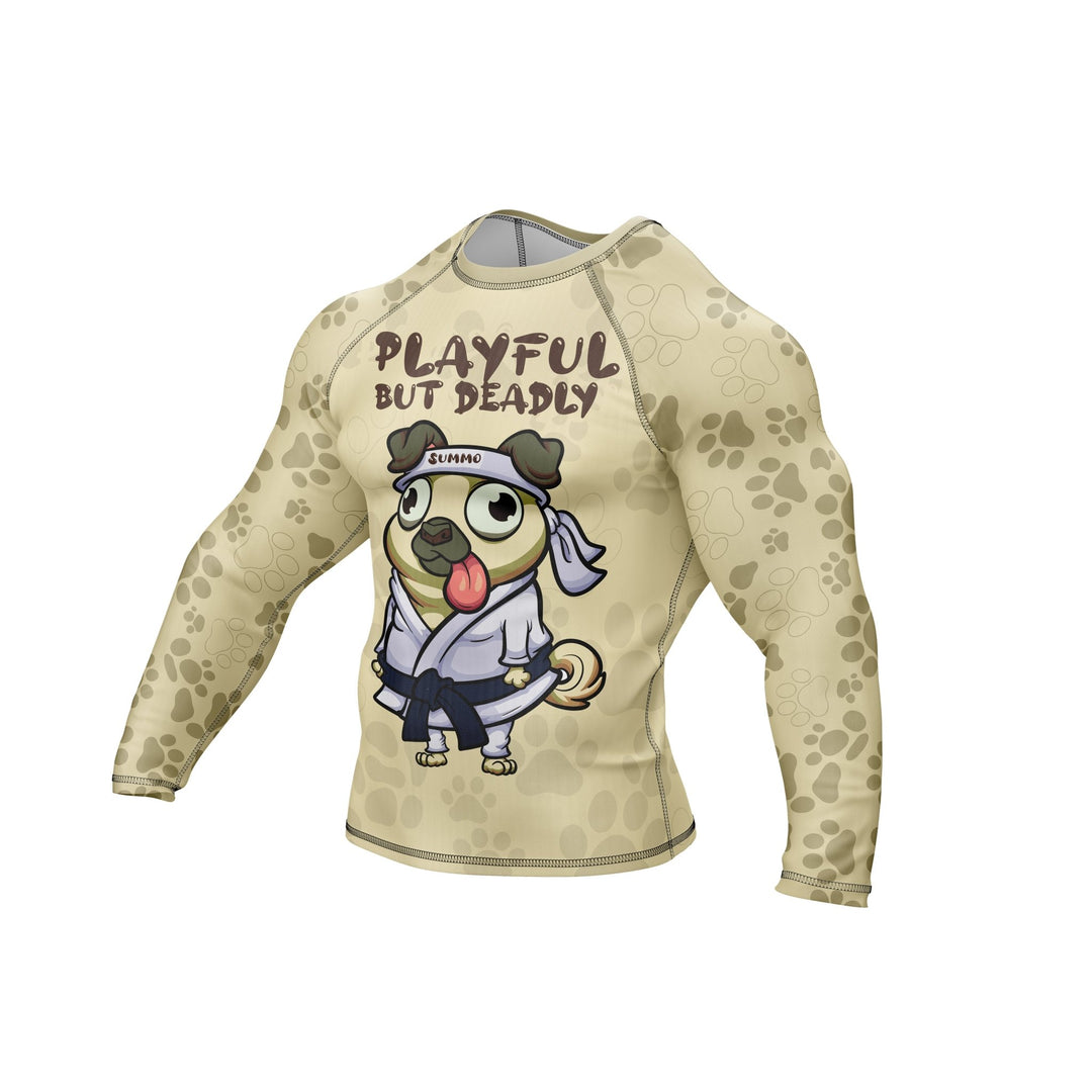 Martial Pug Premium Bjj Rash Guard For Men/Women - Summo Sports