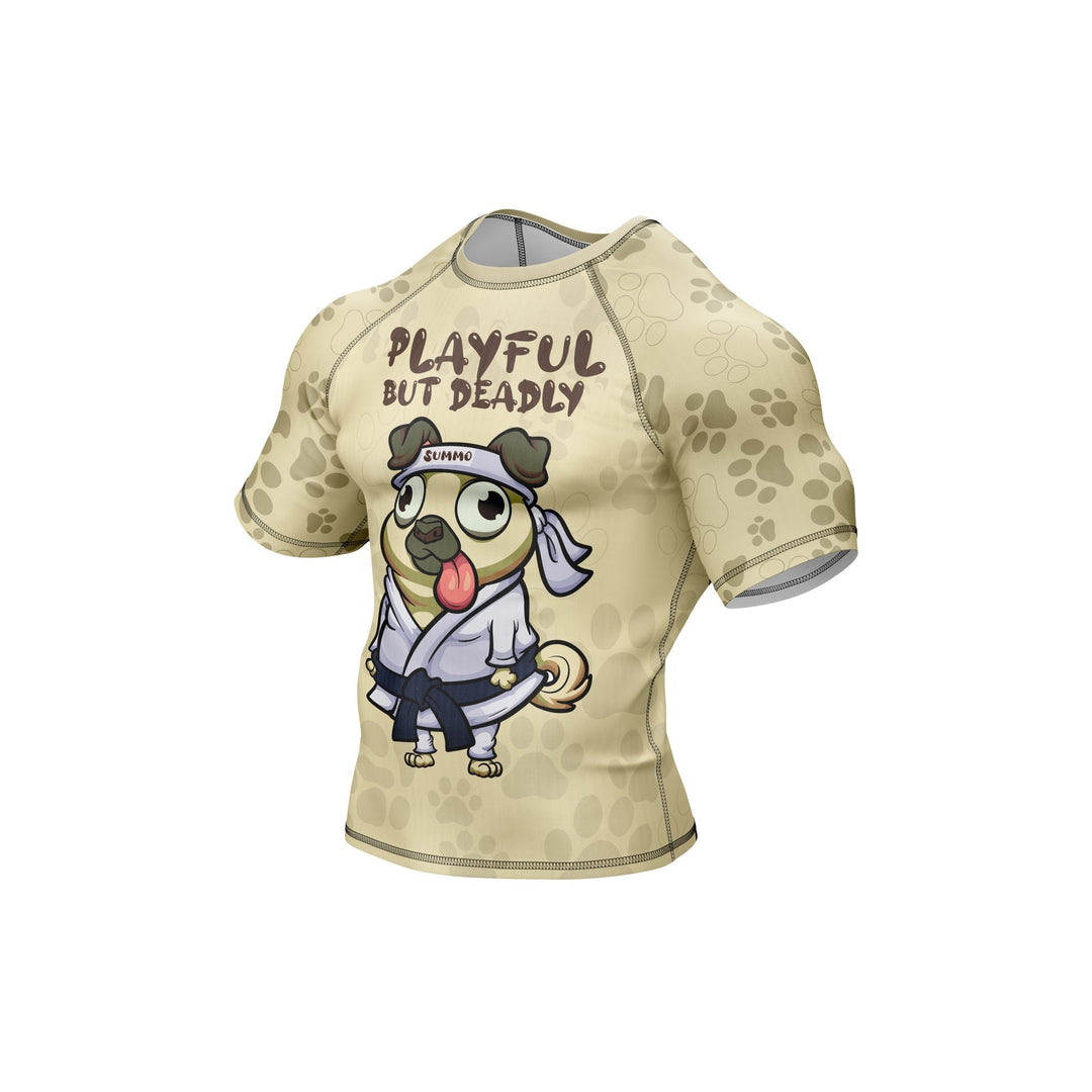 Martial Pug Premium Bjj Rash Guard For Men/Women - Summo Sports