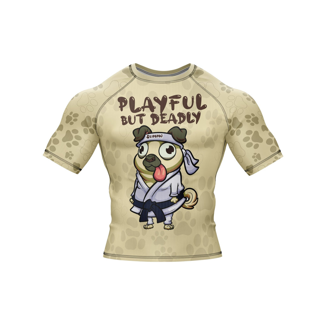 Martial Pug Premium Bjj Rash Guard For Men/Women - Summo Sports