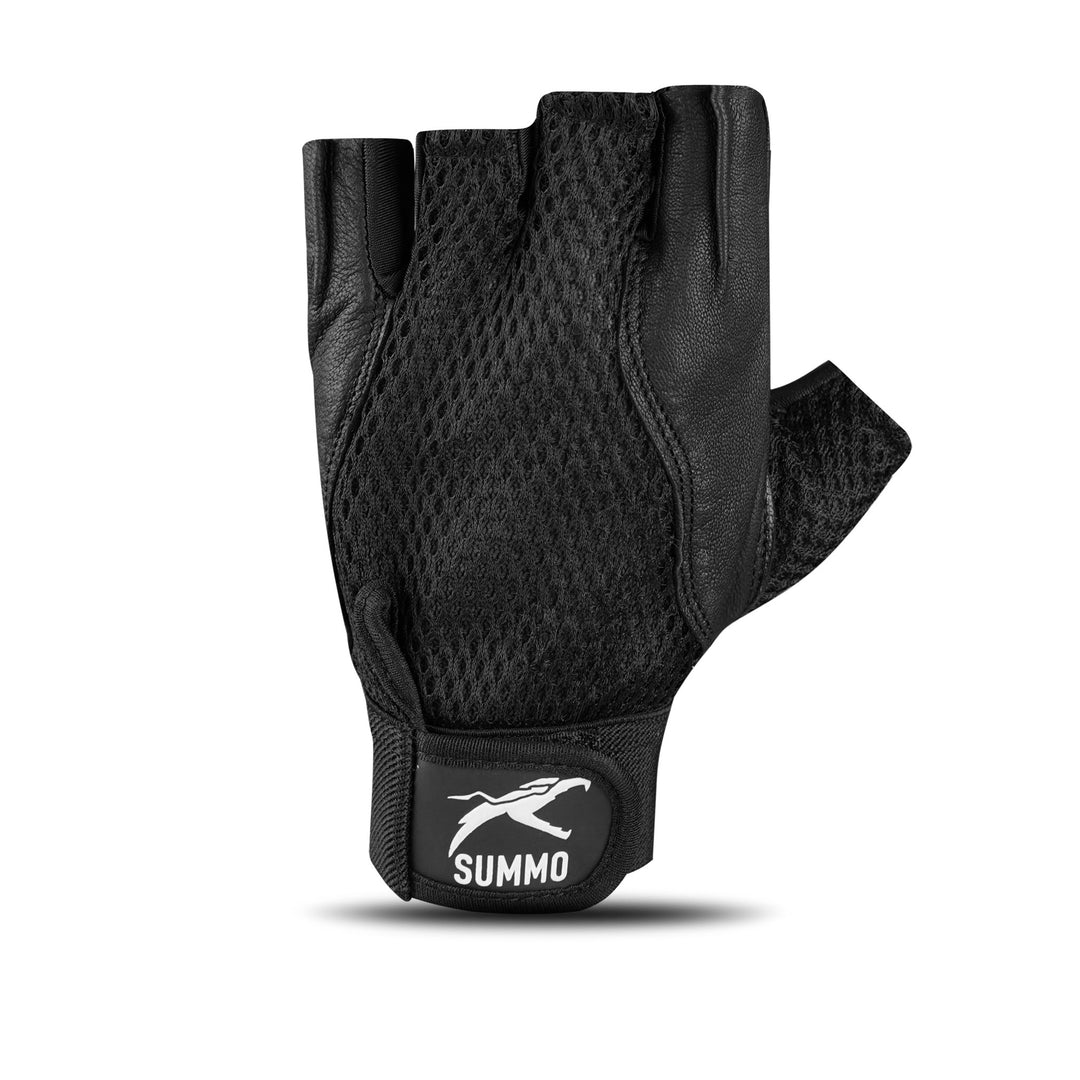 Maximus Black Weightlifting Gym Gloves - Summo Sports