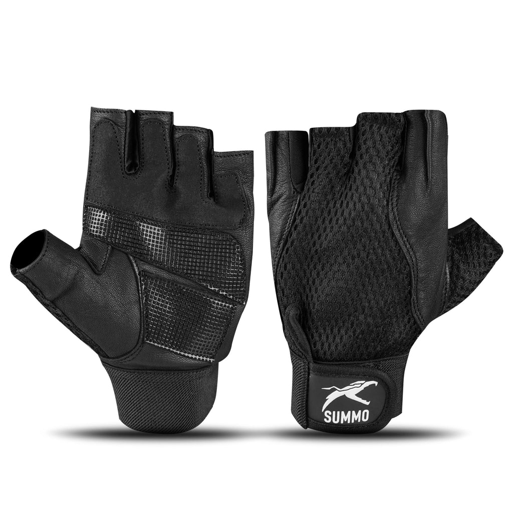 Maximus Black Weightlifting Gym Gloves – Summo Sports