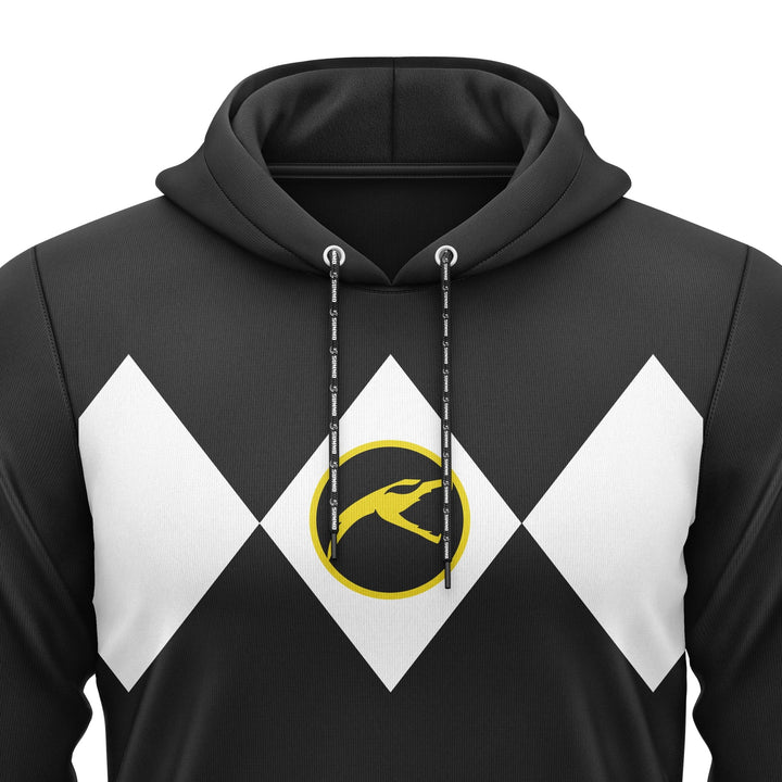 Mighty Morphin Black Full - Print Hoodie For Men/Women - Summo Sports