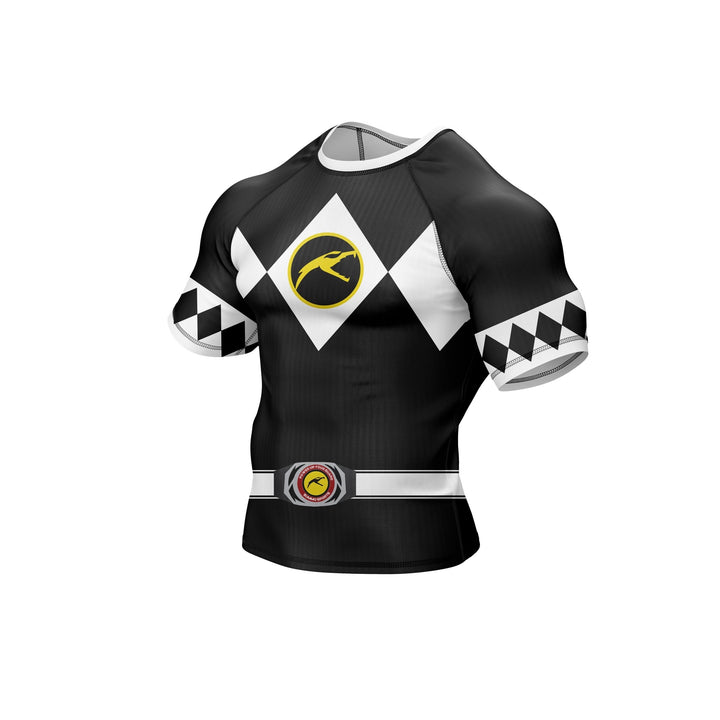 Mighty Morphin Grappler – Black Premium Rash Guard For Men/Women - Summo Sports