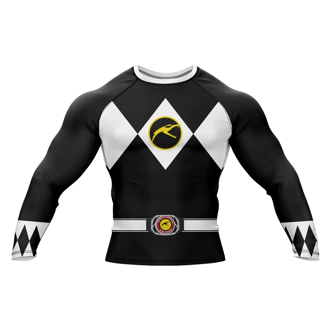 Mighty Morphin Grappler – Black Premium Rash Guard For Men/Women - Summo Sports