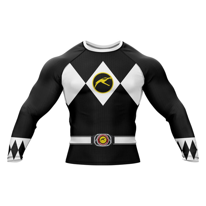Mighty Morphin Grappler – Black Premium Rash Guard For Men/Women - Summo Sports