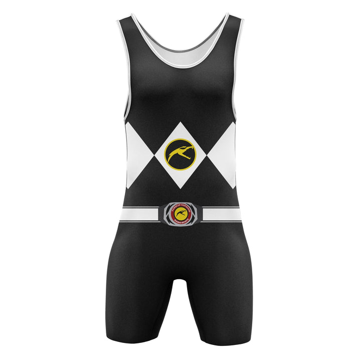 Mighty Morphin Grappler - Black Premium Singlet - Summo Sports