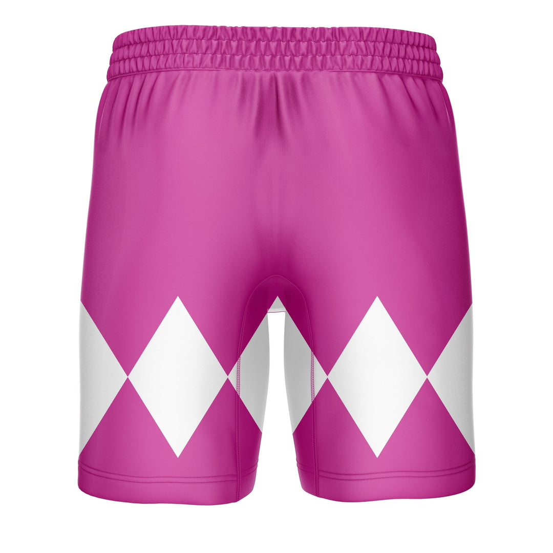 Mighty Morphin Grappler - Pink Men's Training Shorts - Summo Sports
