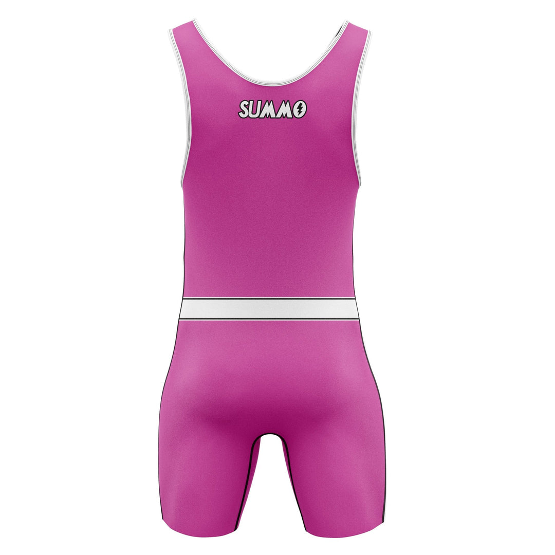 Mighty Morphin Grappler - Pink Premium Singlet - Summo Sports