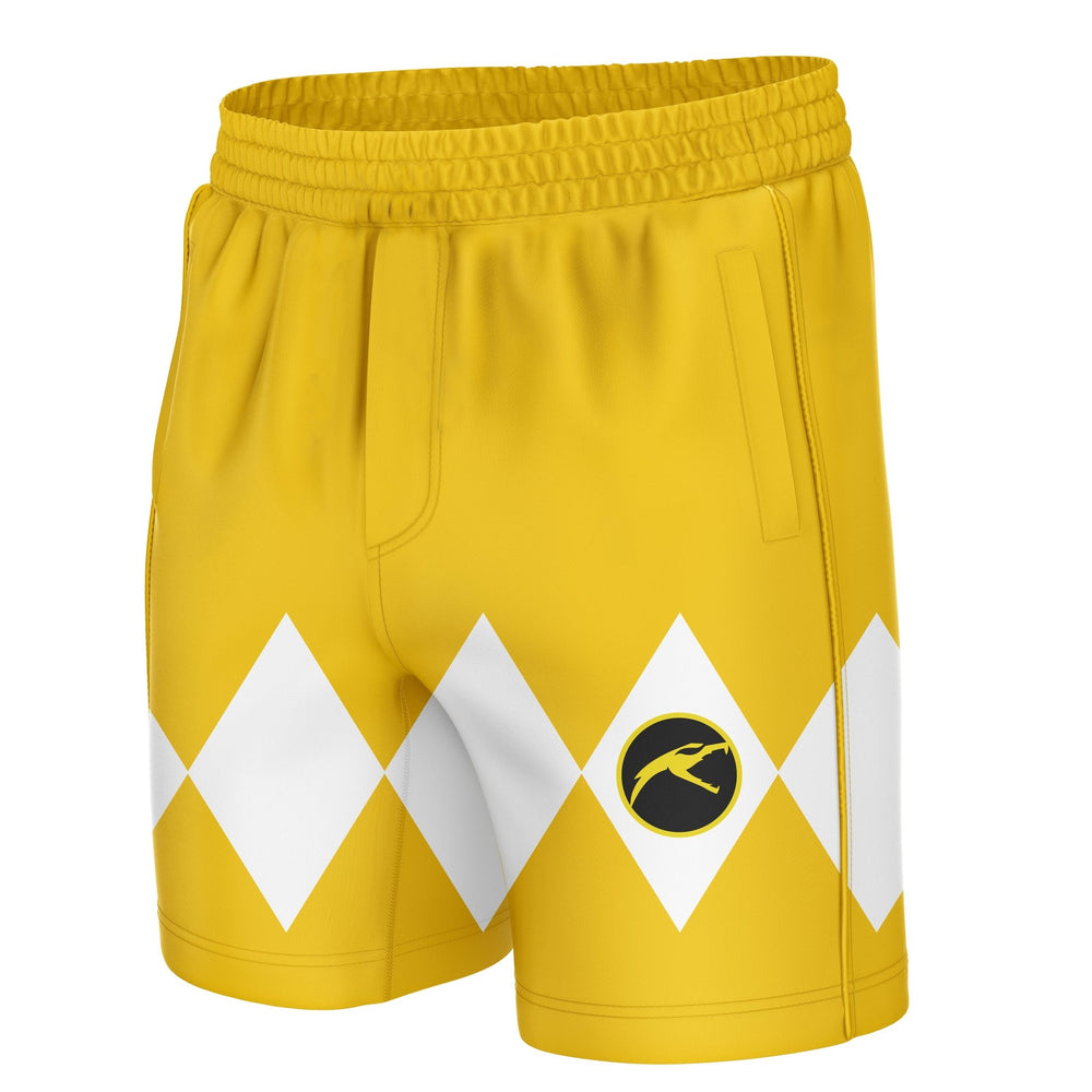 Mighty Morphin Grappler - Yellow Men's Training Shorts - Summo Sports