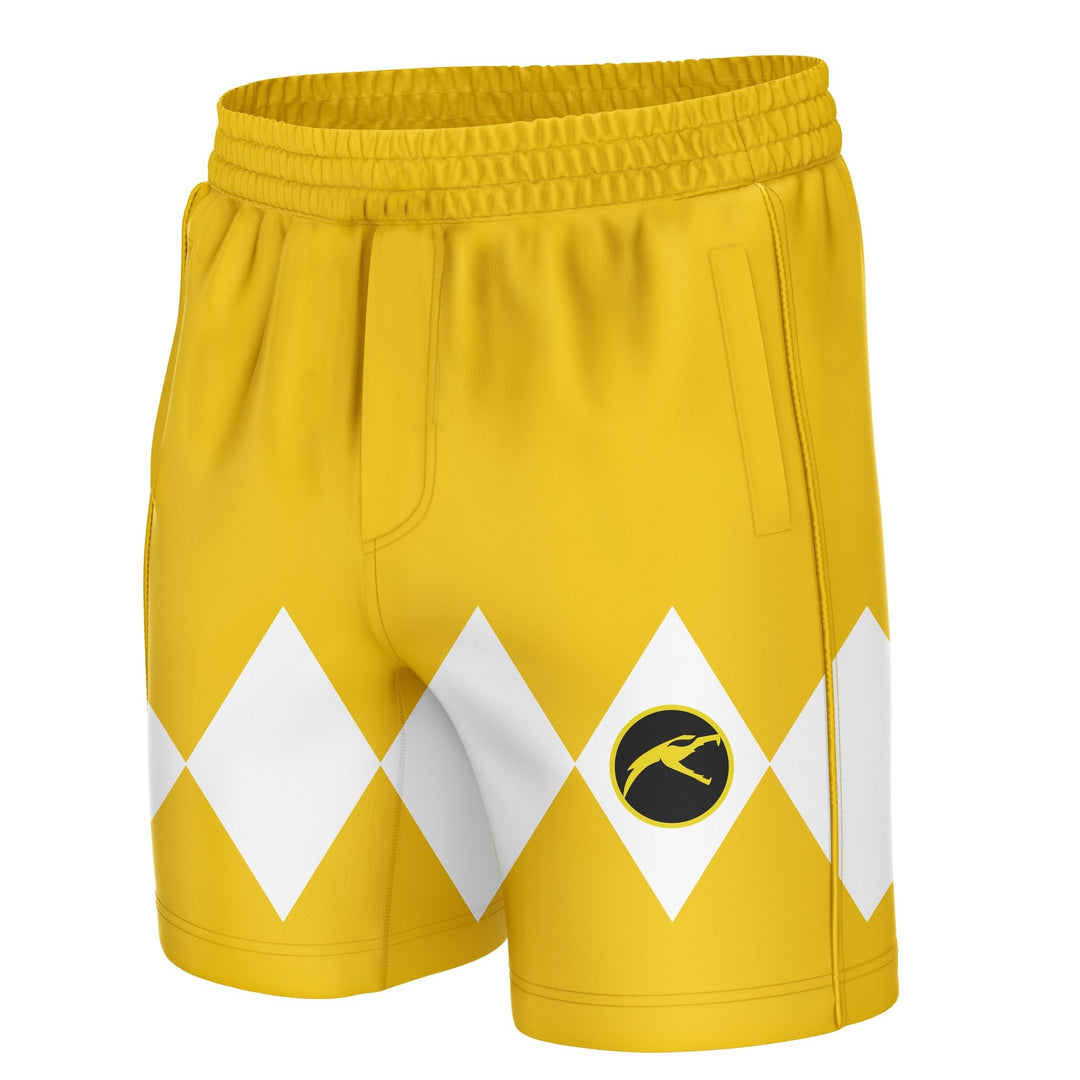 Mighty Morphin Grappler - Yellow Men's Training Shorts - Summo Sports