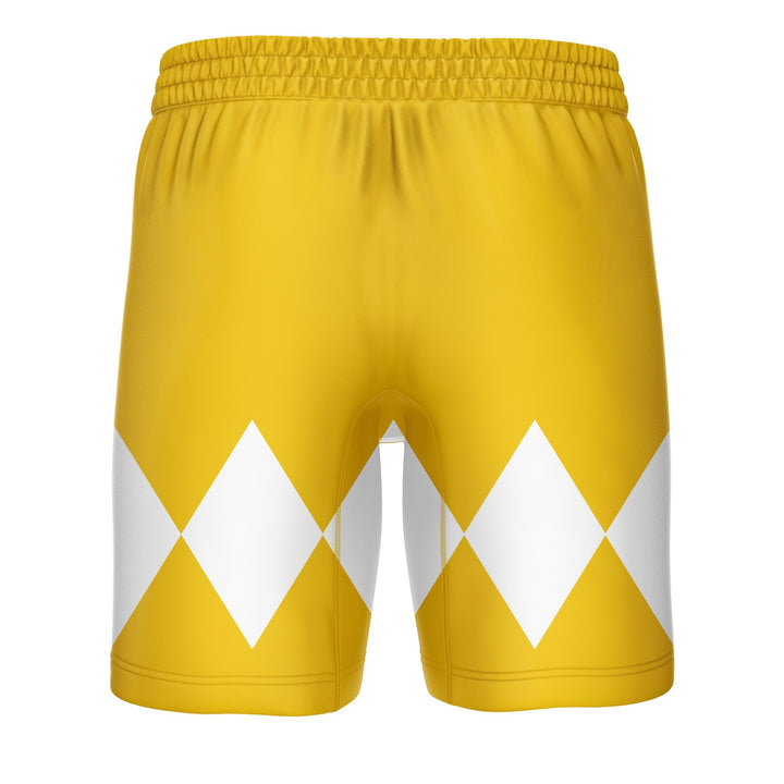 Mighty Morphin Grappler - Yellow Men's Training Shorts - Summo Sports