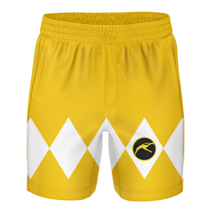 Mighty Morphin Grappler - Yellow Men's Training Shorts - Summo Sports