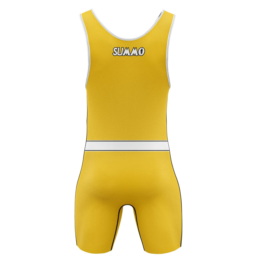 Mighty Morphin Grappler - Yellow Premium Singlet - Summo Sports