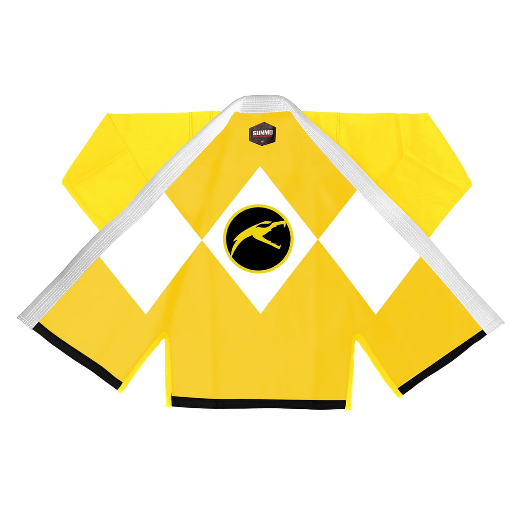 Mighty Morphin Grappler – Yellow Sublimation Brazilian Jiu Jitsu Gi - Summo Sports