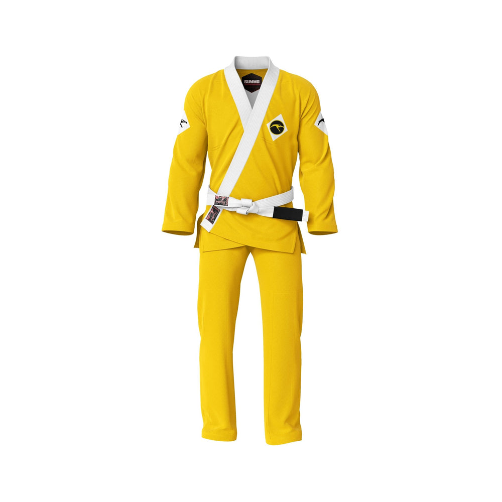 Mighty Morphin Grappler – Yellow Sublimation Brazilian Jiu Jitsu Gi - Summo Sports