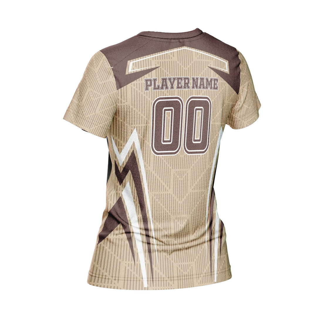 Mocha Dune Custom Volleyball Jersey - Summo Sports