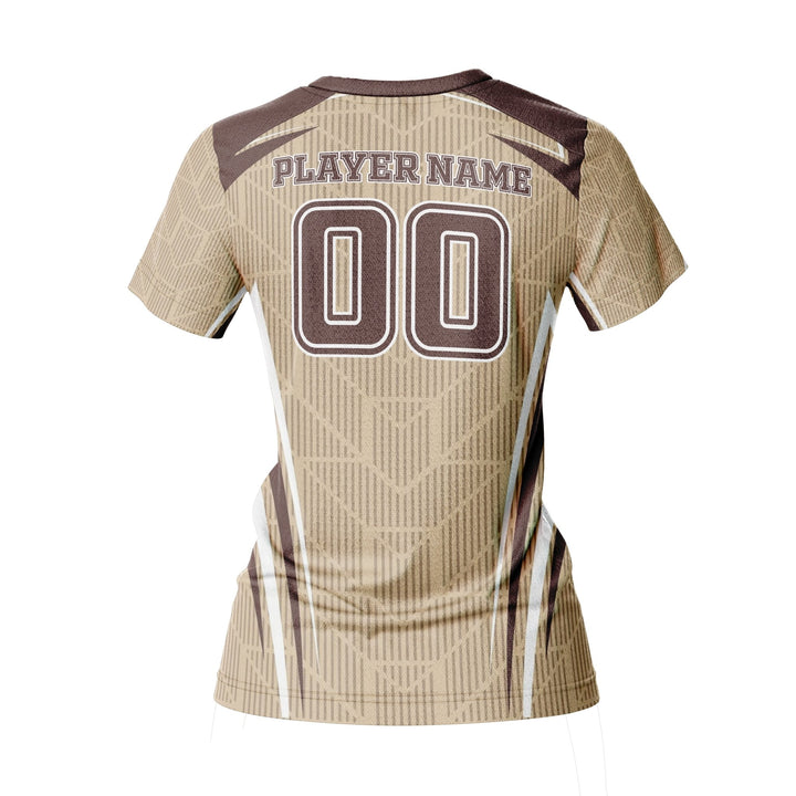 Mocha Dune Custom Volleyball Jersey - Summo Sports