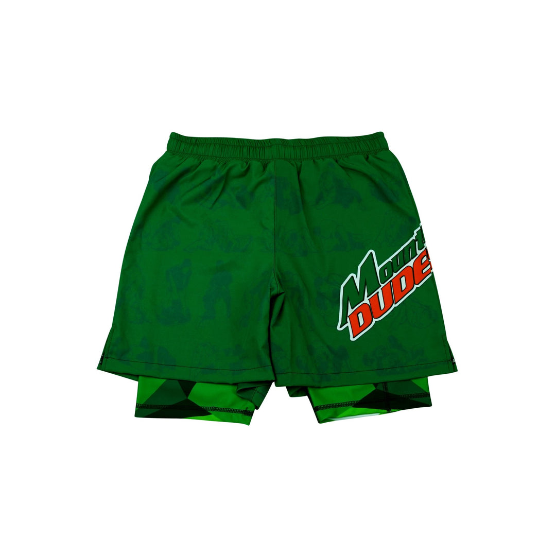 Mountin' Dudes 2 In One Training Shorts - Summo Sports