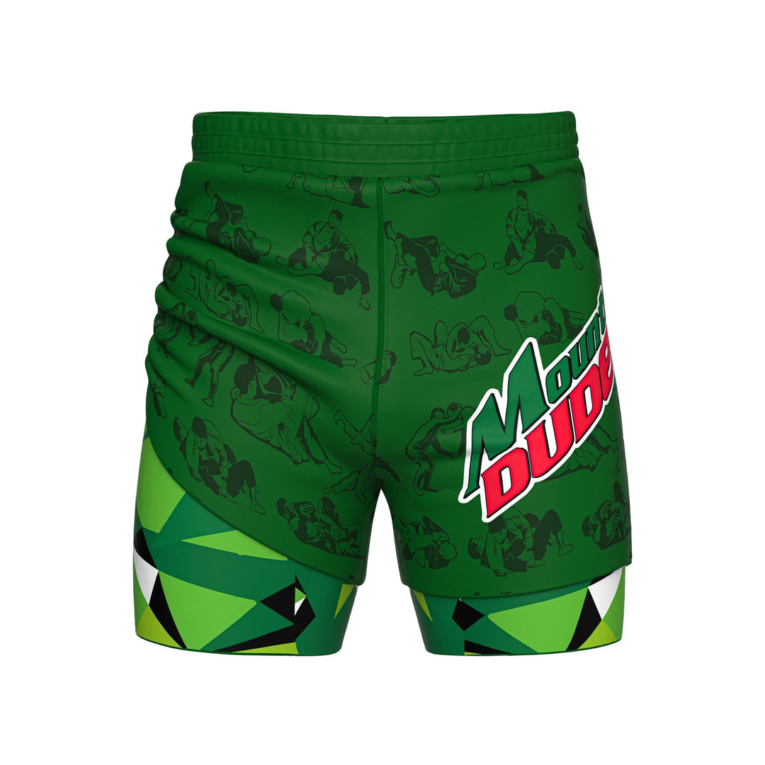 Mountin' Dudes 2 In One Training Shorts - Summo Sports