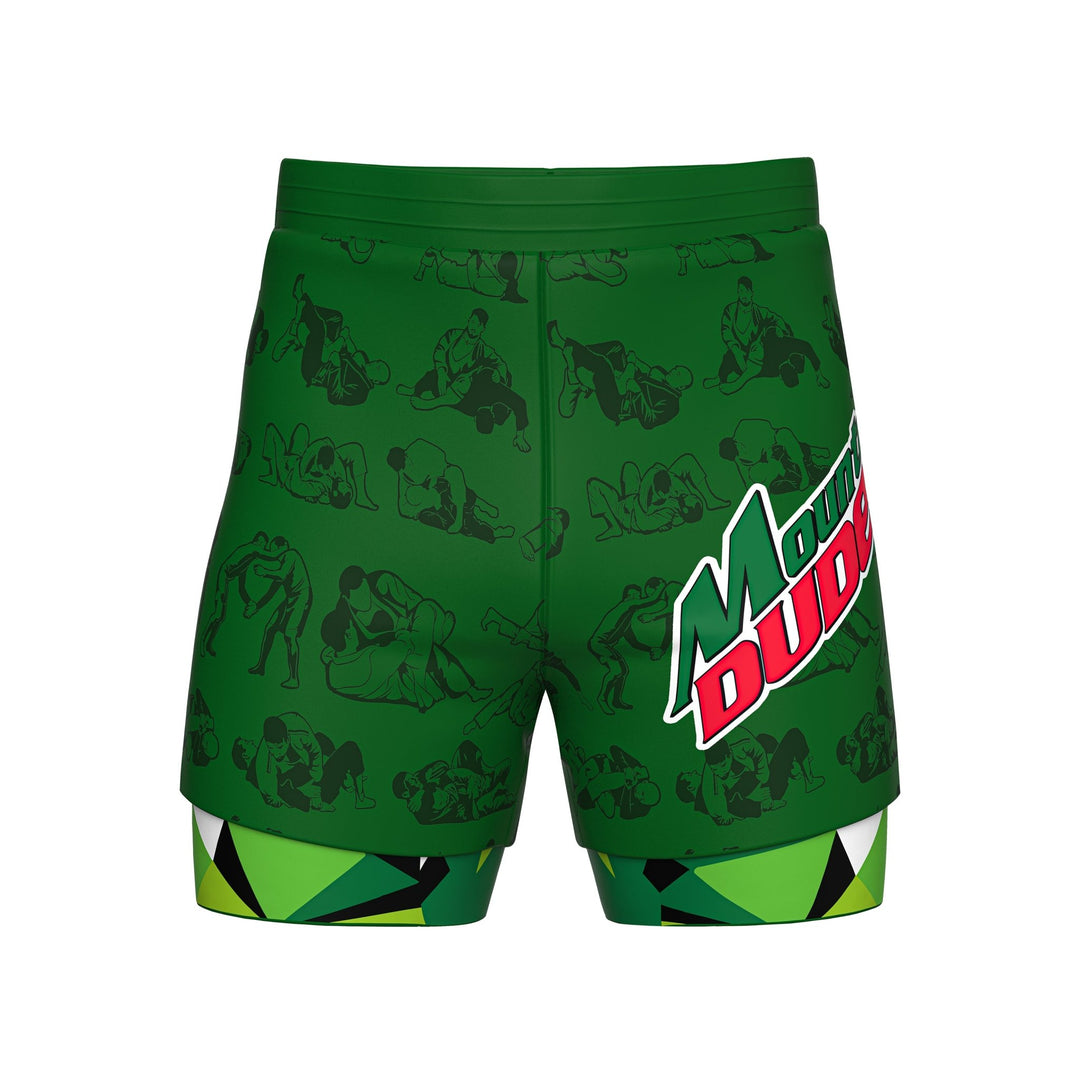 Mountin' Dudes 2 In One Training Shorts - Summo Sports