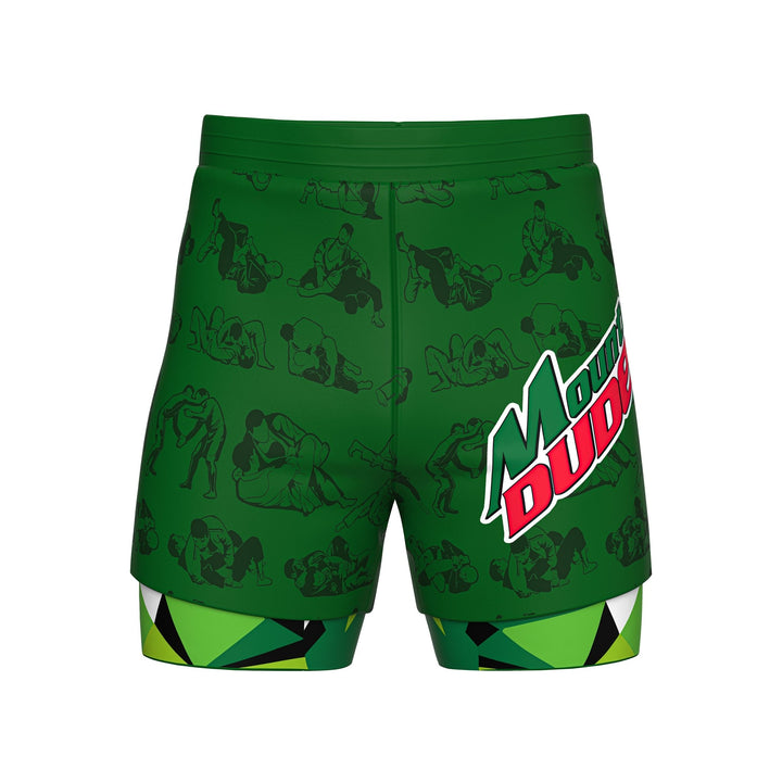 Mountin' Dudes 2 In One Training Shorts - Summo Sports