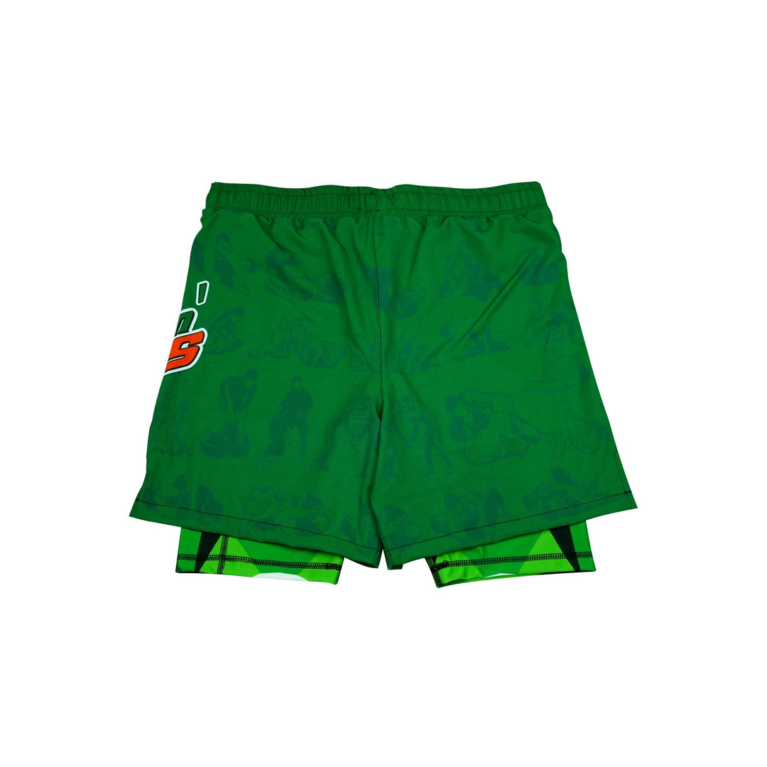 Mountin' Dudes 2 In One Training Shorts - Summo Sports