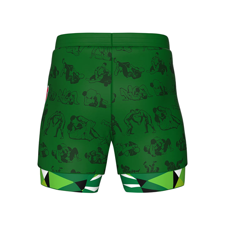 Mountin' Dudes 2 In One Training Shorts - Summo Sports