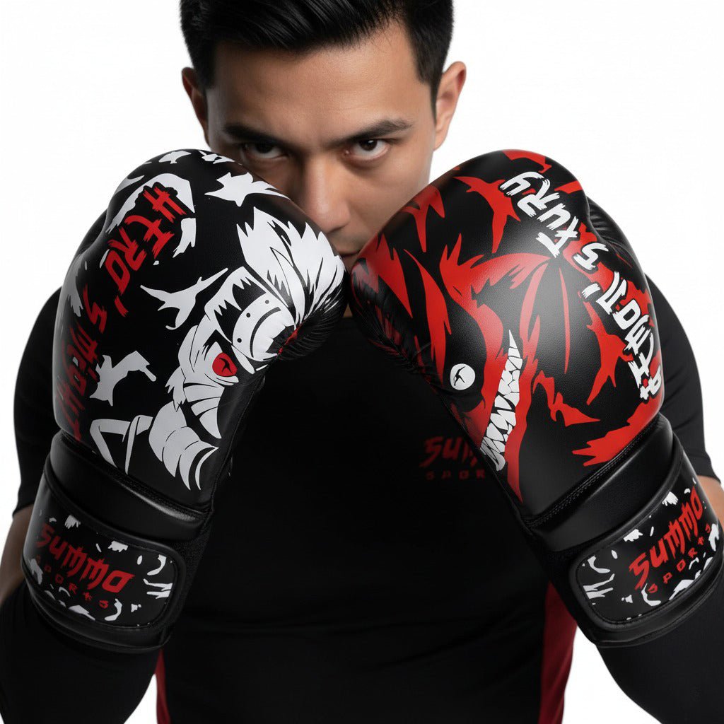 Nine-Tail Striker PU Leather Boxing Gloves – Summo Sports