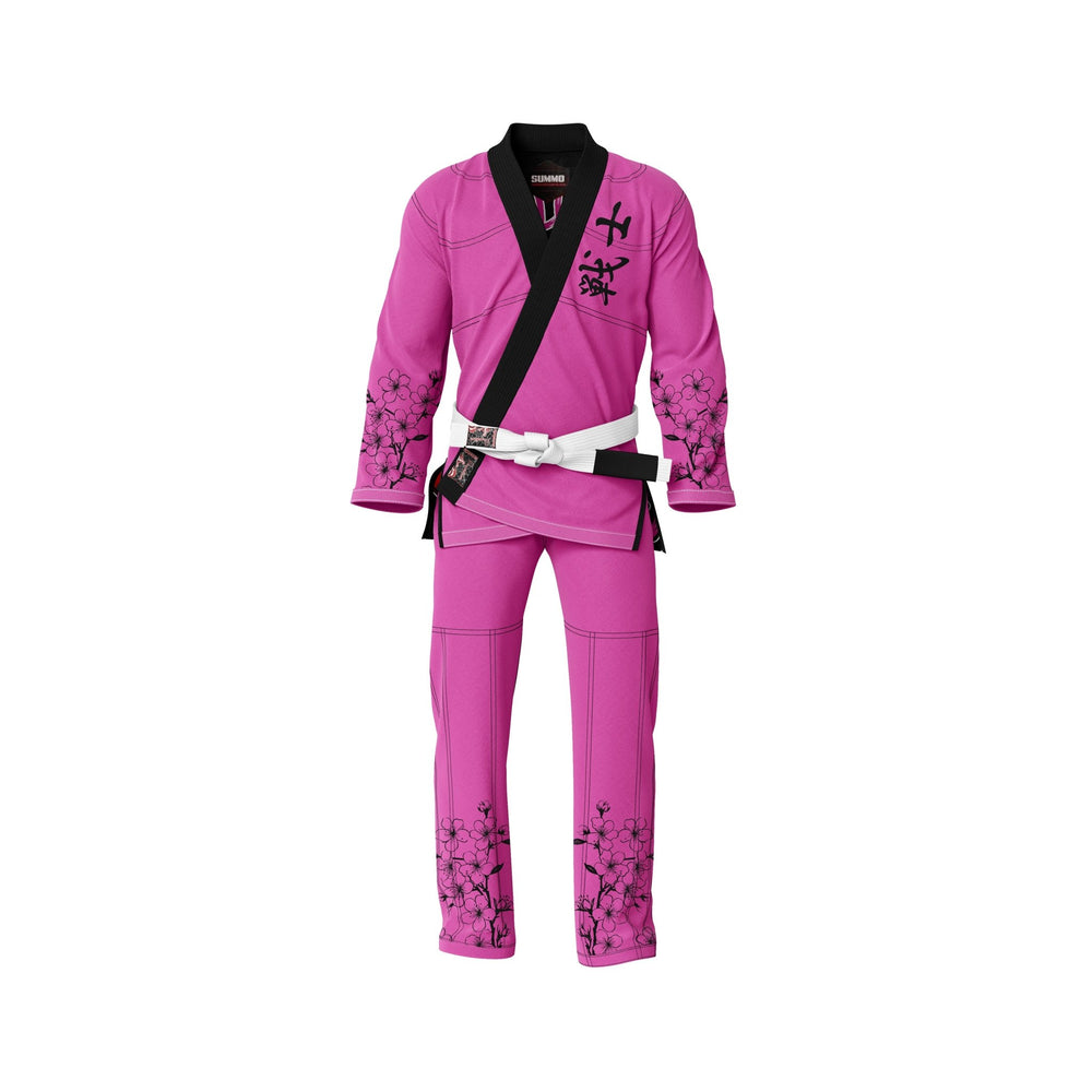 Pink Blossom Strike Sublimation Brazilian Jiu Jitsu Gi (BJJ GI) - Summo Sports