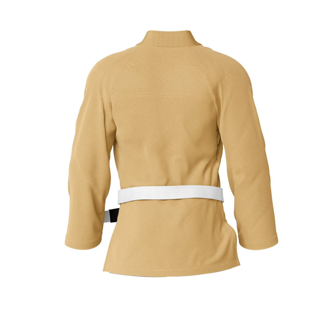 Plain Beige Brazilian Jiu Jitsu Gi Jacket - Summo Sports