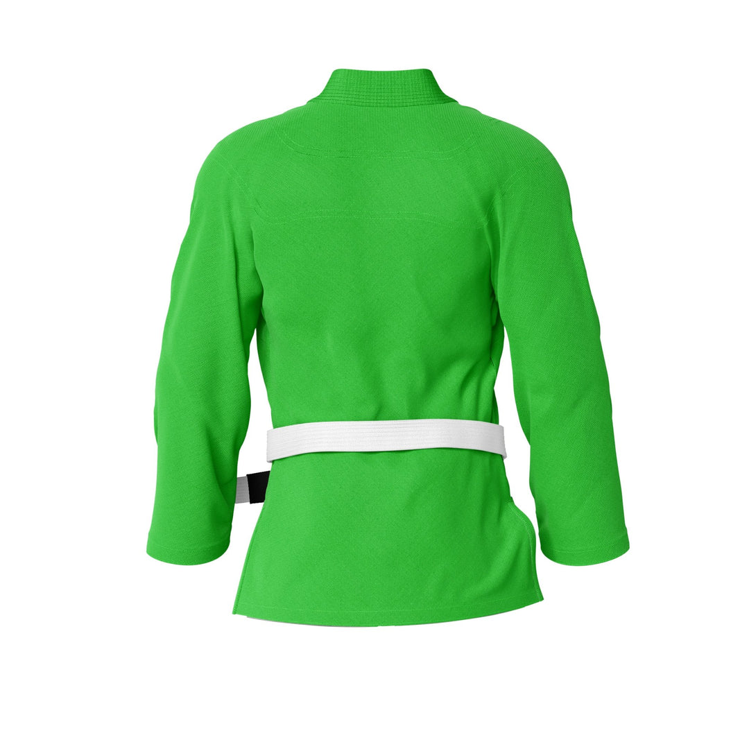 Plain Bright Green Brazilian Jiu Jitsu Gi Jacket - Summo Sports