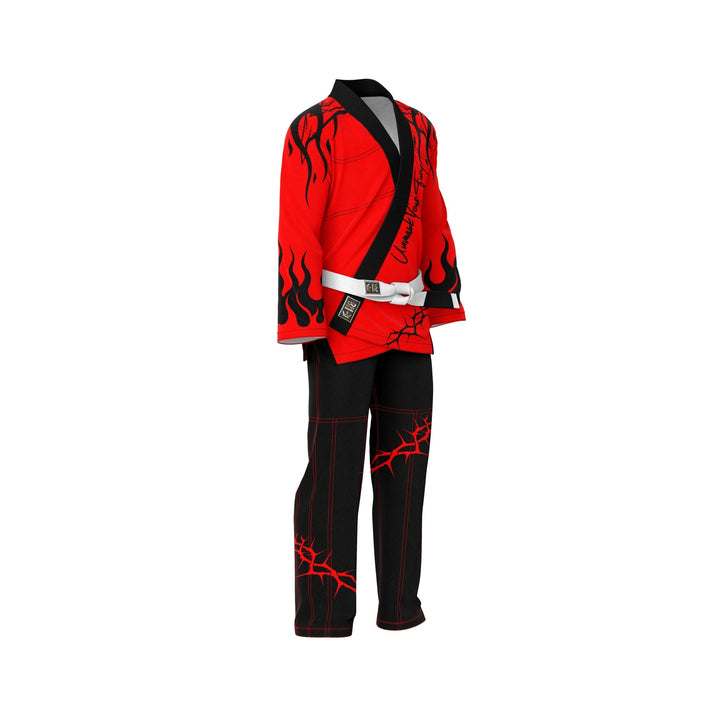 Porrada Crimson All Over Printed BJJ Gi - Summo Sports