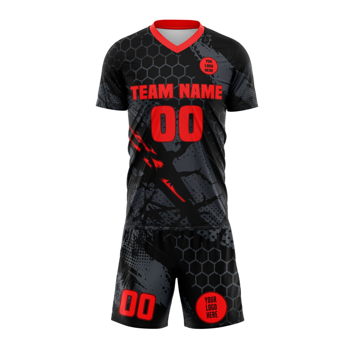 Crimson Strike Custom Soccer Uniform