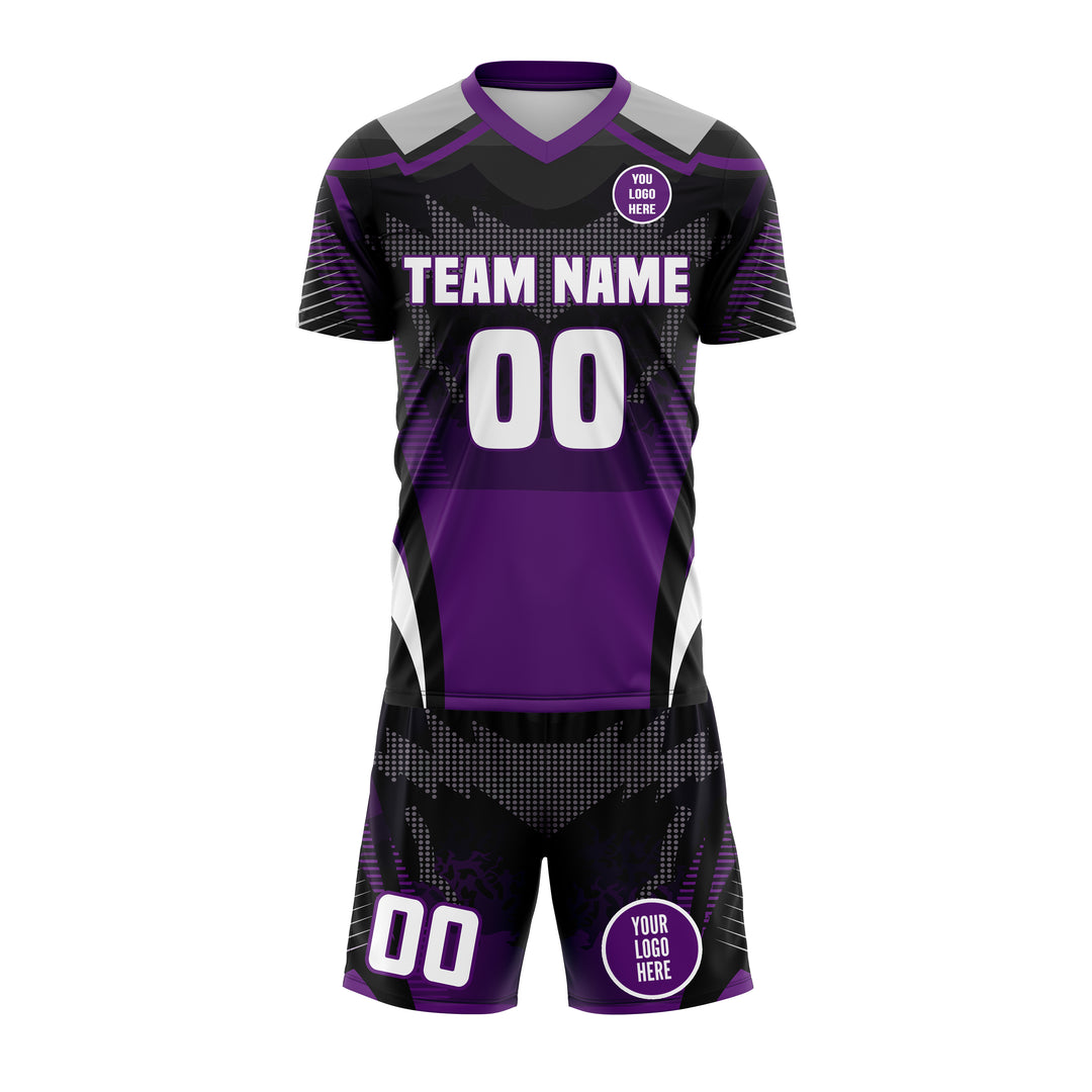 Obsidian Pulse Custom Soccer Uniform