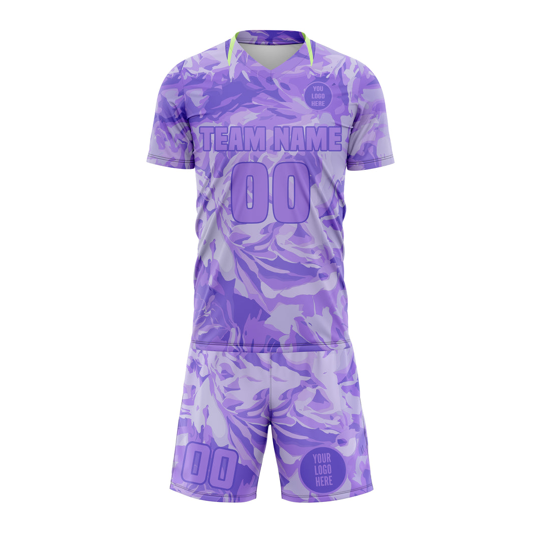 Amethyst Fade Custom Soccer Uniform