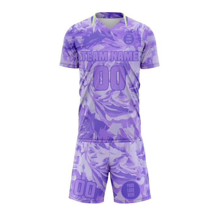 Amethyst Fade Custom Soccer Uniform