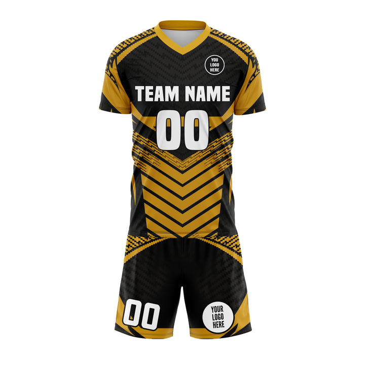 Gilded Blitz Custom Soccer Uniform