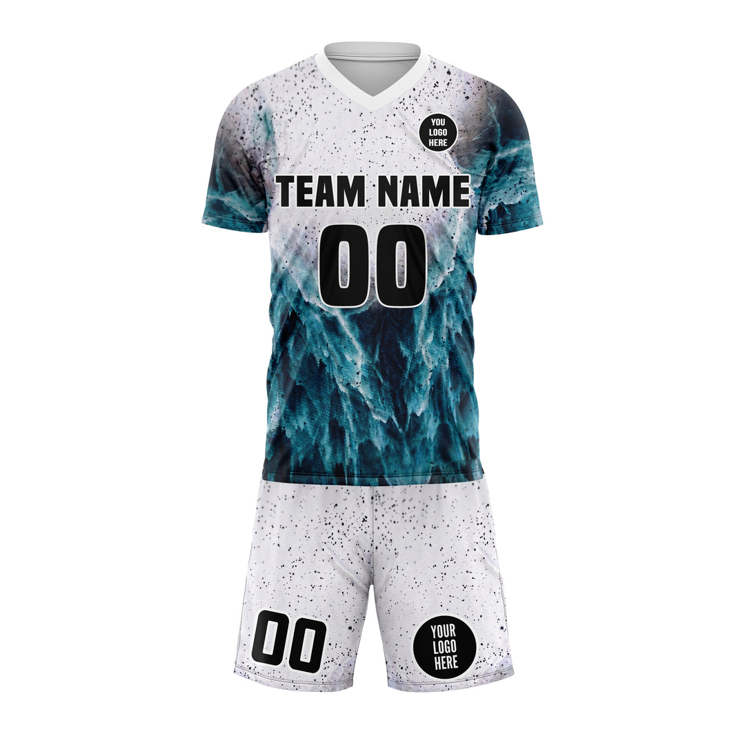Arctic Splash Custom Soccer Uniform