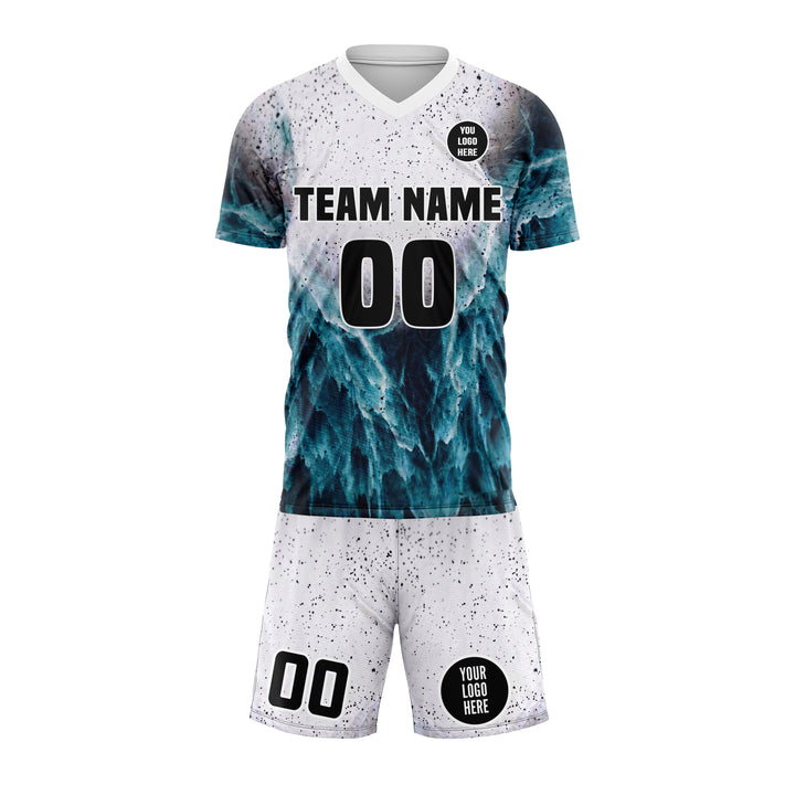 Arctic Splash Custom Soccer Uniform