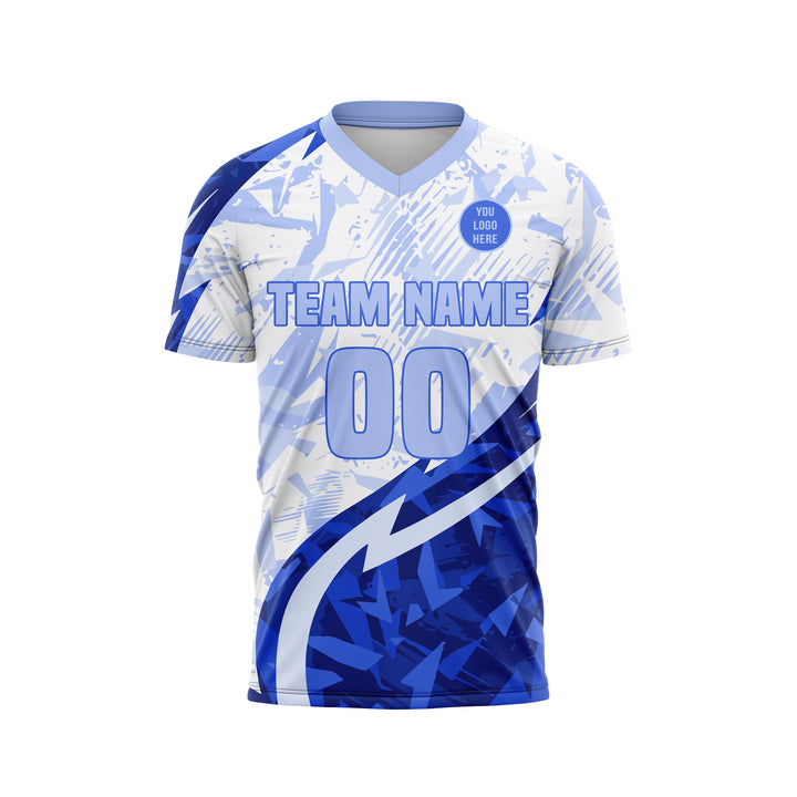 Azure Surge Custom Soccer Jersey