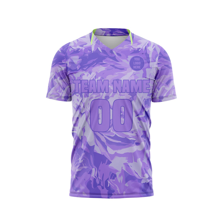 Amethyst Fade Custom Soccer Jersey