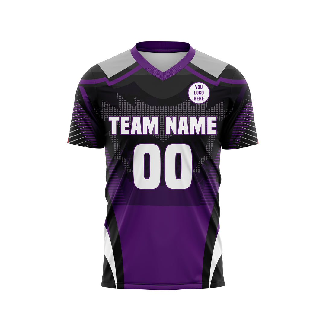 Obsidian Pulse Custom Soccer Jersey