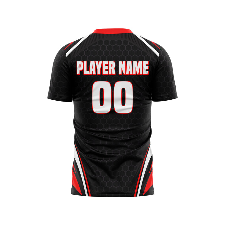 Vortex Red Custom Soccer Uniform