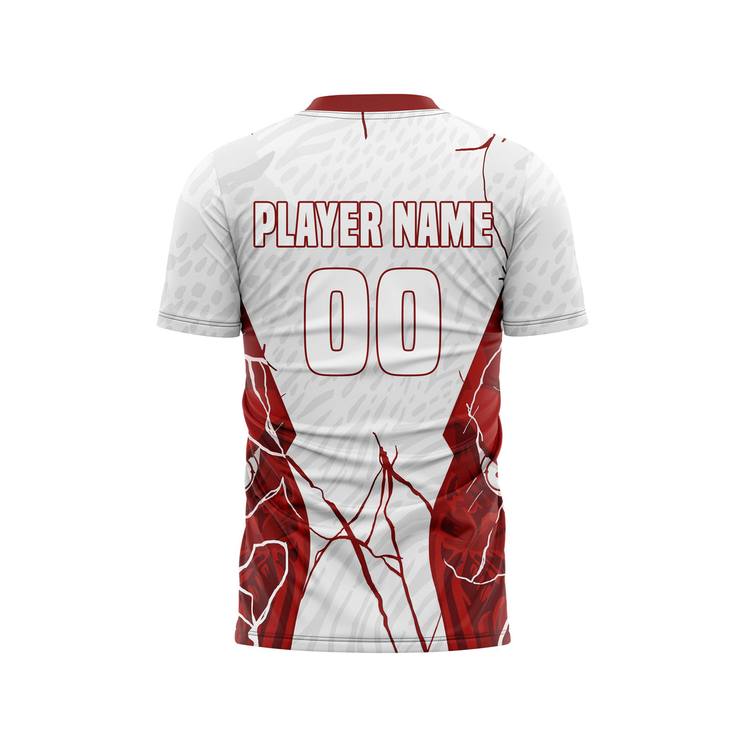 Scarlet Shatter Custom Soccer Jersey