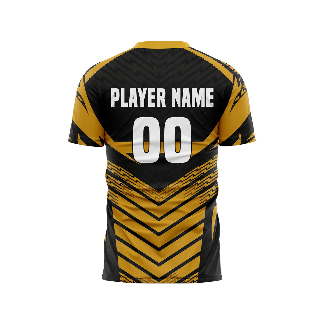 Gilded Blitz Custom Soccer Jersey