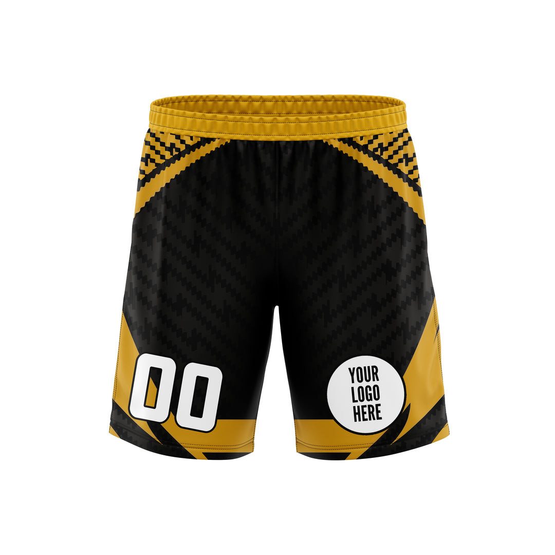 Gilded Blitz Custom Soccer Shorts