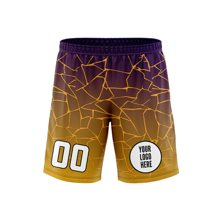 Magma Mosaic Custom Soccer Shorts