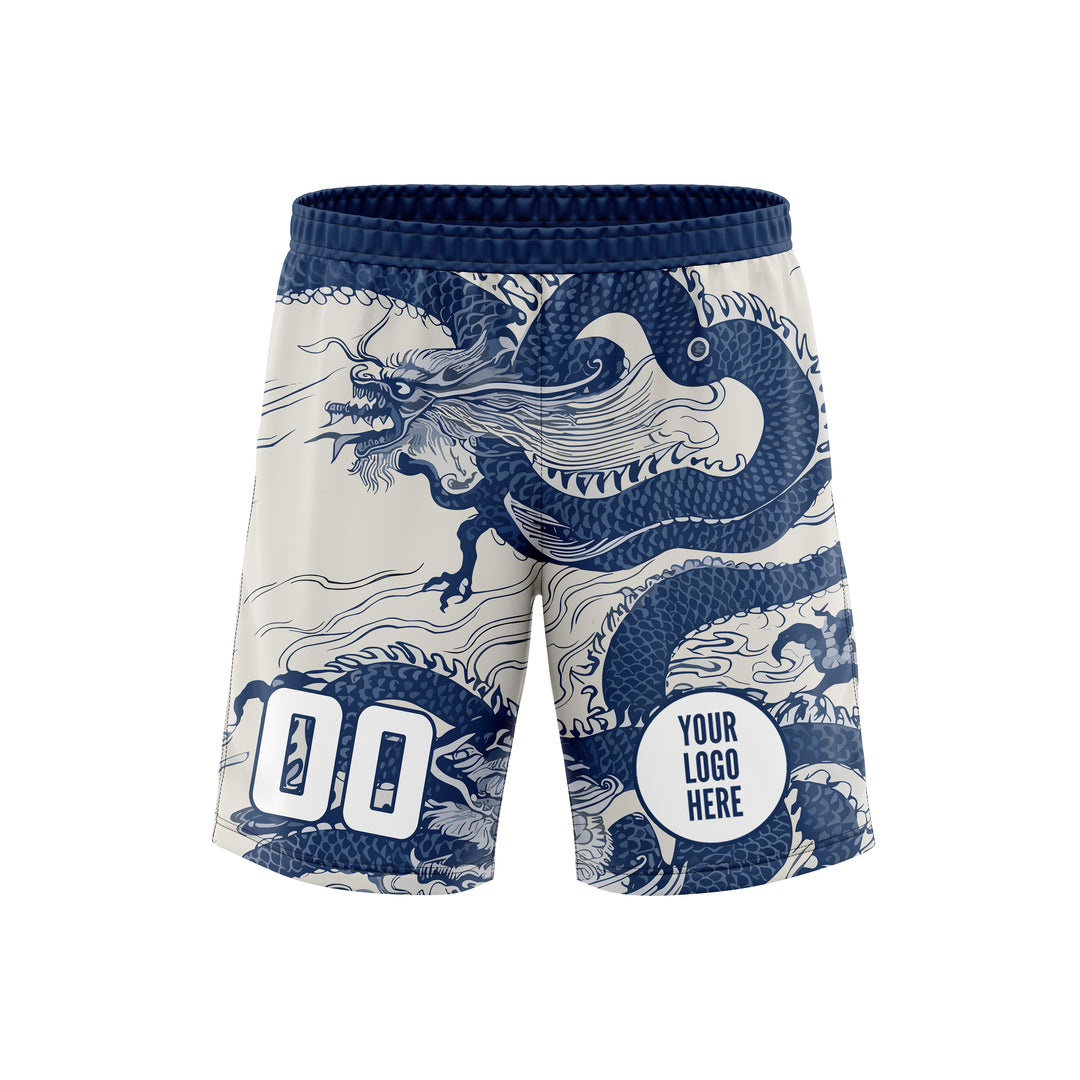 Shogun Blue Custom Soccer Shorts